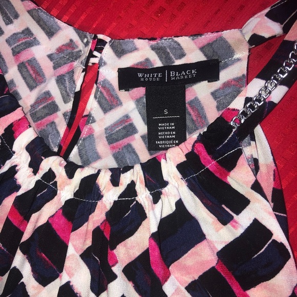 White House Black Market colorful top - Picture 2 of 9